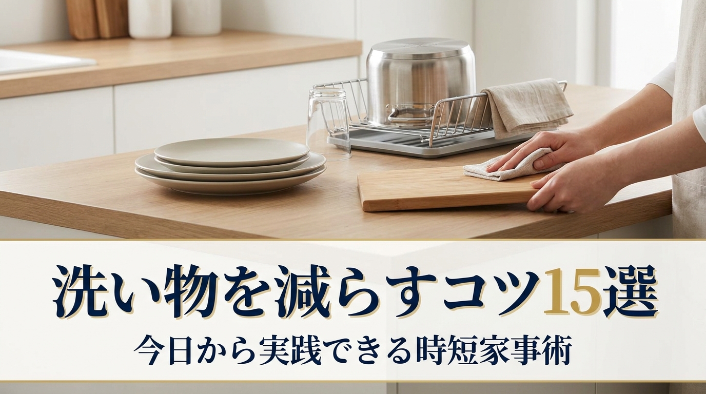洗い物を減らすコツ15選｜今日から実践できる時短家事術