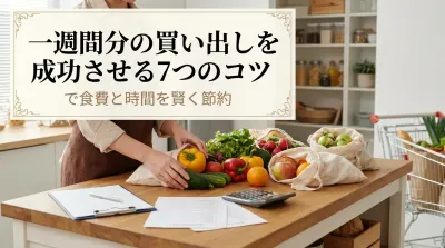 一週間分の買い出しを成功させる7つのコツで食費と時間を賢く節約