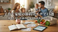 子育て家庭の節約アイデア15選｜我慢しない仕組みで家計を改善する方法