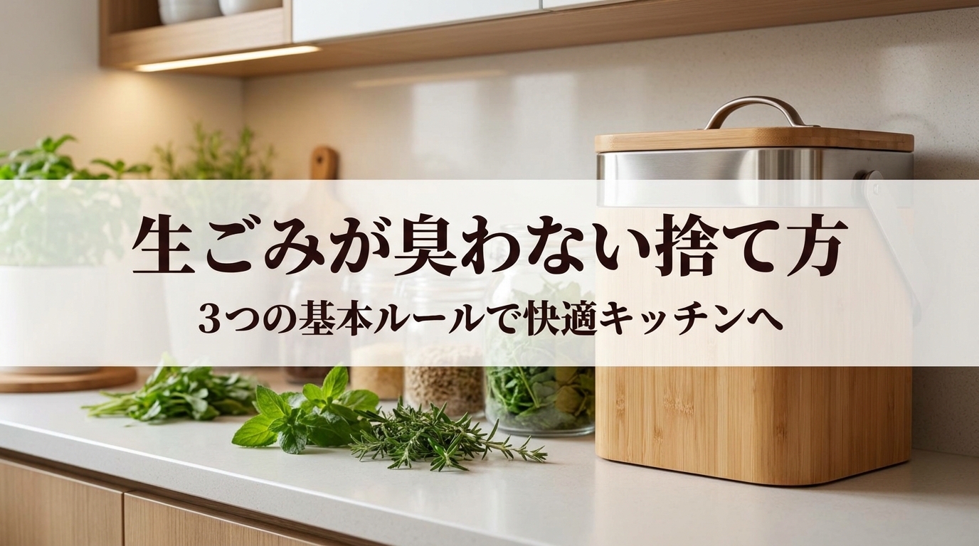 生ごみが臭わない捨て方3つの基本ルールで快適キッチンへ