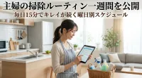 主婦の掃除ルーティン一週間を公開｜毎日15分でキレイが続く曜日別スケジュール