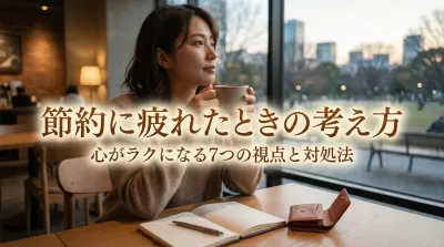 節約に疲れたときの考え方｜心がラクになる7つの視点と対処法