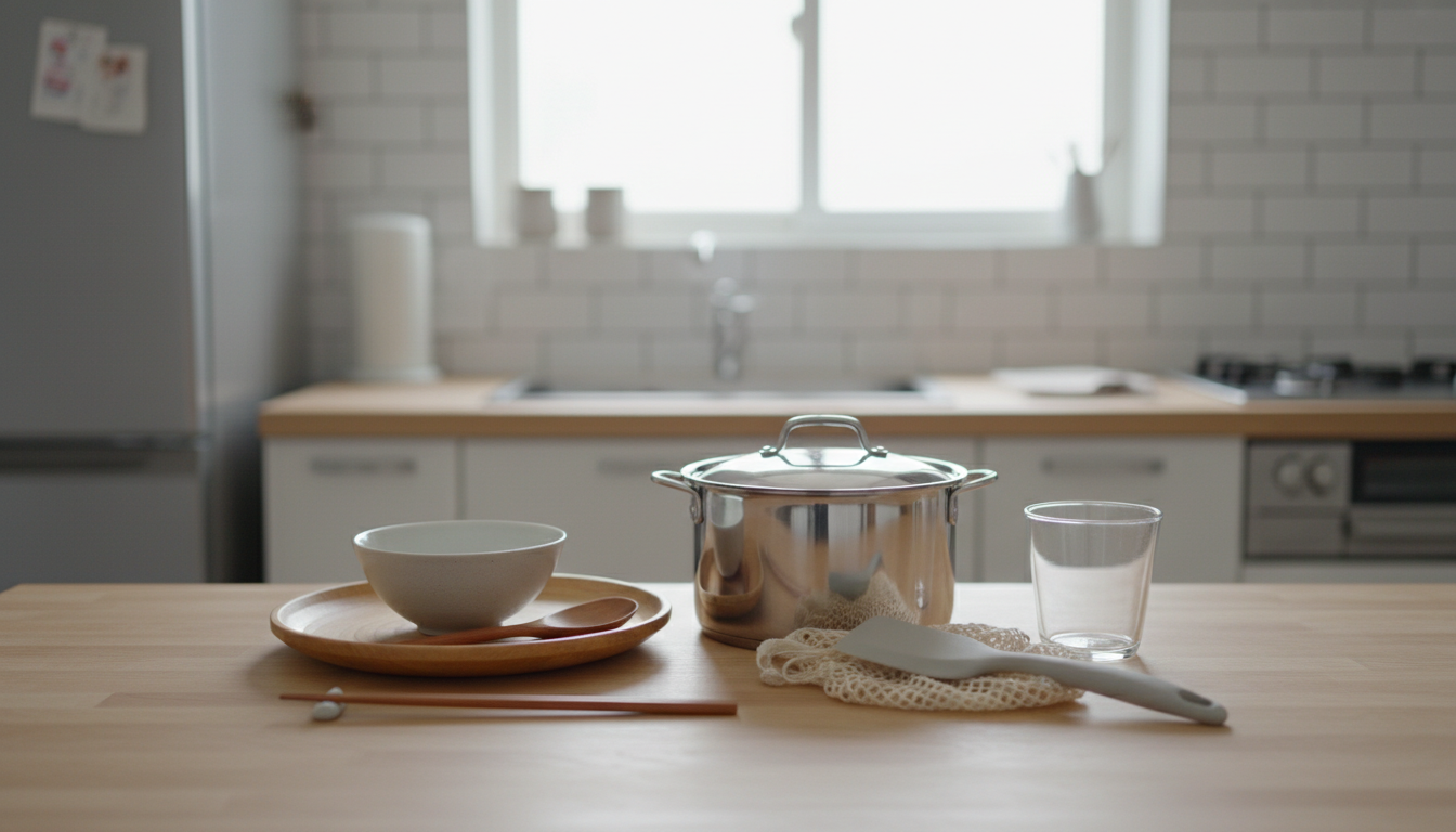 洗い物を減らす最大のコツは「使う道具と食器を最小限にする」こと