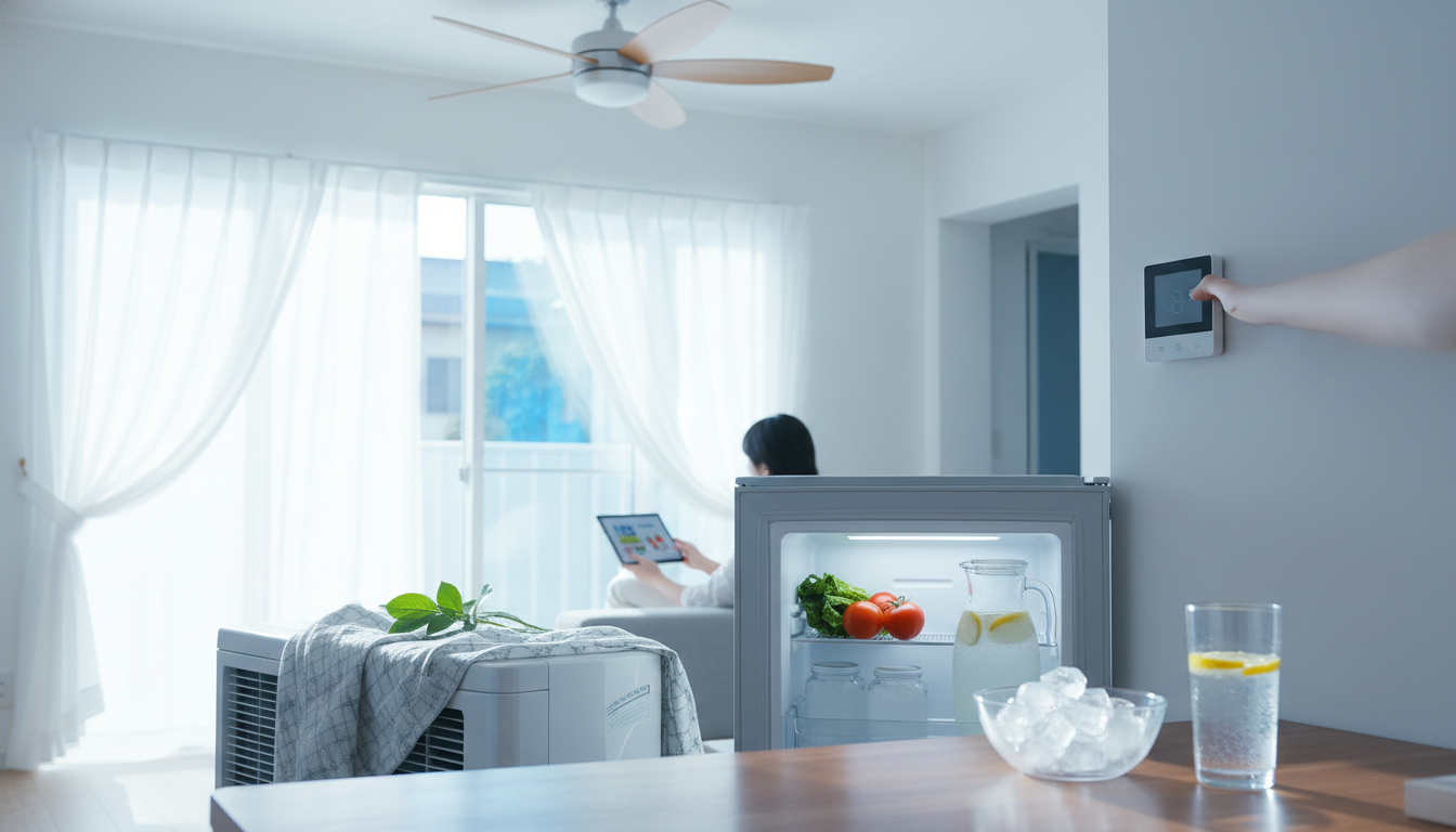 夏の電気代を抑えるコツはエアコンと冷蔵庫の見直しが最優先