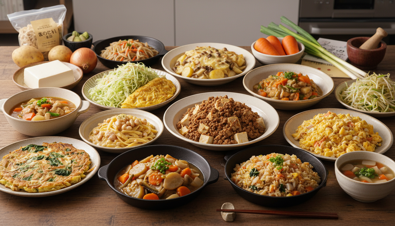 かさまし料理は「安い食材でボリュームを増やす」節約の基本技術です